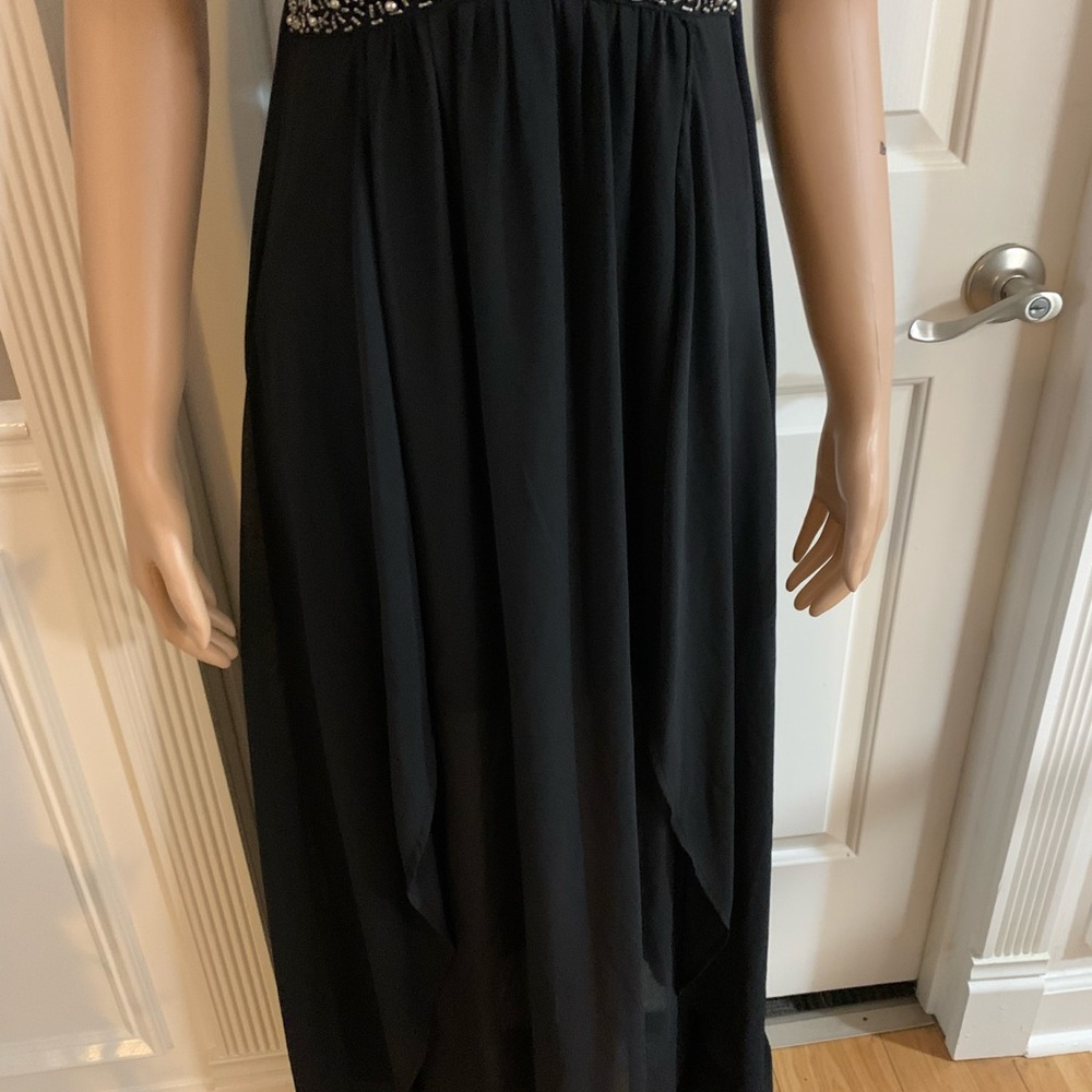 Women’s halter neck maxi floaty long dress size M - Picture 9 of 15